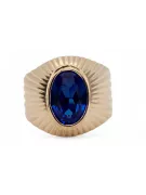 Ring Vintage Sapphire Original Vintage 14K Rose Gold vrc127r